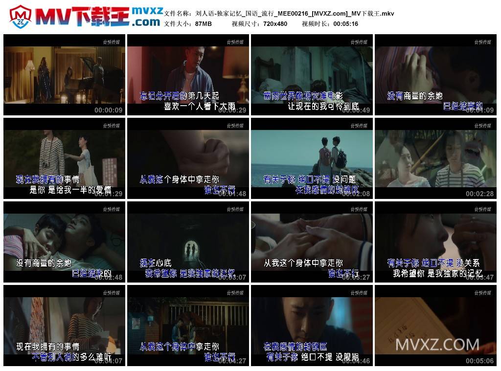 刘人语-独家记忆_国语_流行_MEE00216